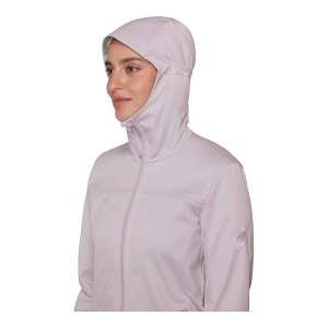 Jacheta Softshell Femei Mammut Ultimate VIII SO Hooded Alpine Calamint - Img 9