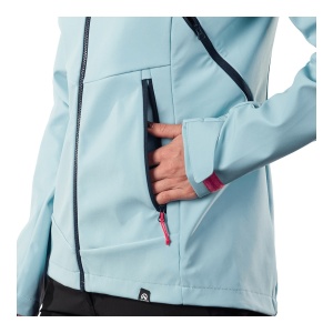 Jacheta Softshell Femei Northfinder Windproof Hiking Softshell Damaris Skyblue - Img 9