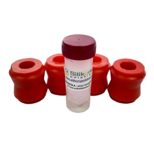 Kit bucse amortizor spate Nissan Patrol Y60/Y61 Poliuretan Portocalii 75 ShA Elast-Pol