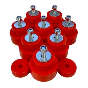 Kit bucse caroserie Nissan Patrol Y60 Scurt Portocalii Elast-Pol