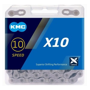 Kmc - Lant Bicicleta X10, 10 viteze, 114 zale - argintiu - Img 2