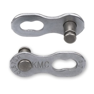 Kmc - za rapida Lant Bicicleta (element individual) Missing Link 7/8R Silver 7/8 Viteze, re-utilizabil - argintiu - Img 2
