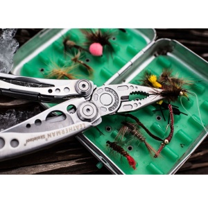 Leatherman - multi-tool 7 functii Skeletool Stainless Steel 930920 - argintiu - Img 6