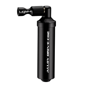 Lezyne - mini pompa CO2 bicicleta Alloy drive (cartus 16g CO2 inclus) - negru lucios