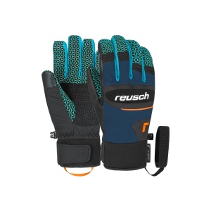 Manusi Schi Barbati Reusch Dragon R TEX® XT Dress Blue/Orange