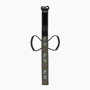 Muc-Off - banda transport accesorii bicicleta cu prindere pe cadru Utility Frame Strap - verde inchis army