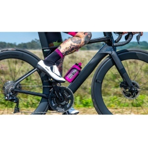 Muc-Off - bidon apa X Elite Fly Water Bottle Roz - 550ml - Img 8