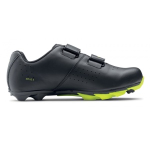 Northwave Spike 3 - pantofi ciclism MTB XC - negru galben fluo - Img 3