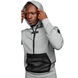 On Cloud - hanorac sport pentru barbati On new Hoodie - gri deschis negru - Img 10