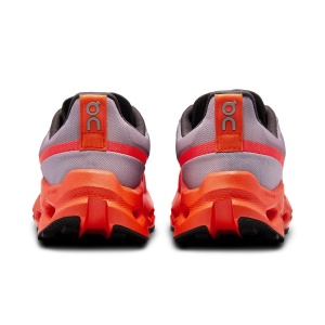 On Cloudsurfer Trail waterproof - pantofi alergare pentru femei - portocaliu flacara mov deschis - Img 5