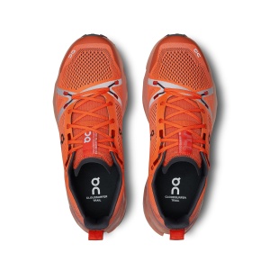 On - pantofi alergare trail - Cloudsurfer Trail - portocaliu roz Flame | Dustrose - Img 2