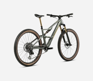 Orbea OCCAM LT M-TEAM Spaceship Green - Corn Yellow (Matt) - bicicletă MTB All Mountain full suspension - Img 3