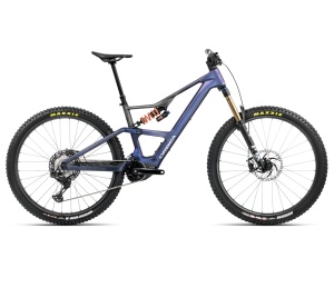 Orbea RISE LT M-TEAM 420W Tanzanite Carbon View - Carbon Raw - bicicletă electrică eMTB Trail