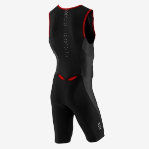 Orca 226 Perform Race Suit - costum trisuit pentru triatlon - negru-portocaliu - Img 2