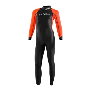 Orca - costum neopren copii Jr Squad Openwater wetsuit - negru portocaliu - Img 1