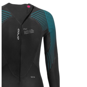 Orca - costum neopren triatlon pentru femei - Athlex Flex wetsuit - negru albastru flex - Img 4