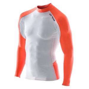 Orca Rash Guard bluza lycra-portocalie