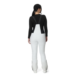 Pantaloni Schi Femei Spyder Strutt Bib Softshell White - Img 2