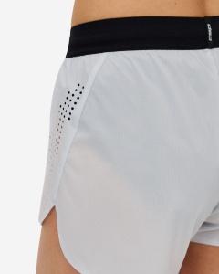 Pantaloni scurți alergare CEP Pro Run Ultralight - gri deschis | ultraușori - Img 10
