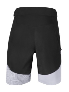 Pantaloni scurti Force Storm pana la talie cu bazon, negru/gri - Img 2