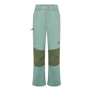 Pantaloni Softshell Copii Mammut Taiss SO Khaki - Img 2
