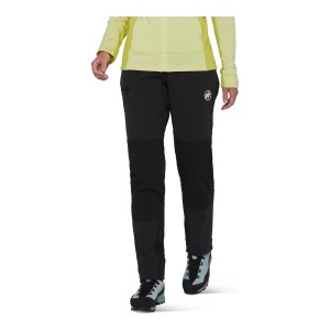 Pantaloni Softshell Femei Mammut Courmayeur SO Black
