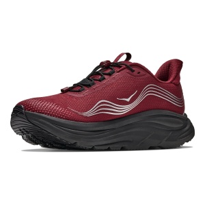 Pantofi Alergare Barbati Hoka Clifton 11 GORE-TEX® Varsity Burgundy / Carbon Black - Img 3