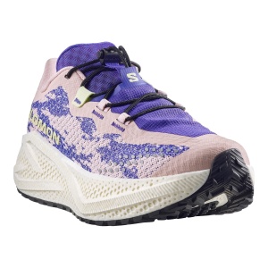 Pantofi Alergare Femei Salomon Aero Glide 4 Grvl Shadow Gray/Deep Blue/Butterfly - Img 2