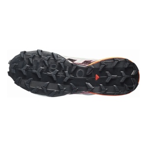 Pantofi Alergare Montana Femei Salomon Speedcross 6 GORE-TEX Storm Black / Green Milieu / Dragon Fire - Img 6