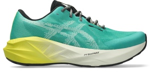 Pantofi alergare trail ASICS Novablast 5 TR bărbați - Aurora Green | Light Dust - Img 2