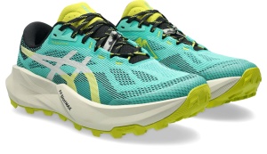 Pantofi alergare trail ASICS Trabuco 14 bărbați - Aurora Green | Light Dust