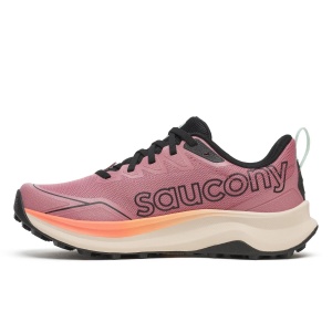 Pantofi alergare trail Saucony Peregrine 16 W - mov/somon | grip Vibram - Img 3