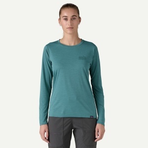 Patagonia - bluza - W Capilene Cool Daily Graphic - Albastru - Img 2