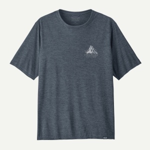 Patagonia - tricou - M Capilene Cool Daily Graphic Lands - Albastru - Img 4