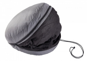 Patura Kiby Packable Down Travel Coal Grey/Cranberry Red Spirit Nordisk - Img 3