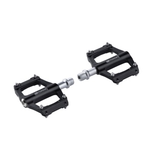 Pedale Force GRIT aluminiu cu rulmenti, negru