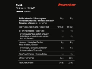 Powerbar - plic pudra carbohidrati - Fuel Drink - Lamaie - 94g - Img 4
