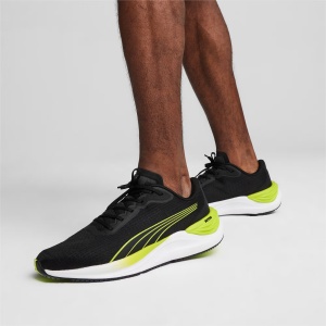 Puma - pantofi alergare pentru barbati Electrify NITRO 3 - negru verde fluo Lime Pow alb - Img 7