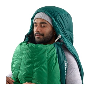 Sac De Dormit Trei Sezoane Unisex Sea to Summit Ascent Down Sleeping Bag Long -9C /15F Green - Img 4