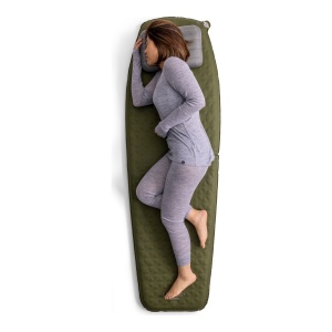 Saltea Sea to Summit Camp Plus Self Inflating Rectangular Wide Sleeping Pad Regular 183 CM Olive - Img 4