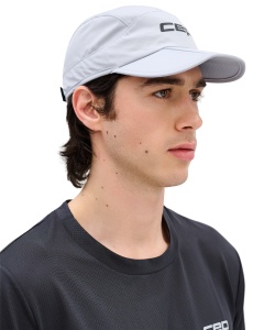 Șapcă pliabilă alergare CEP Run | protecție UV și ventilație - light grey - Img 7