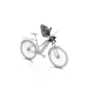 Scaun pentru copii, cu montare pe bicicleta in fata - Thule Yepp 2 Mini Front mounted, Agave - Img 5