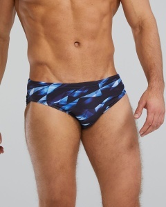 Slip înot bărbați TYR Triadic Durafast Elite Brief - albastru | rezistent clor 300h+ - Img 4