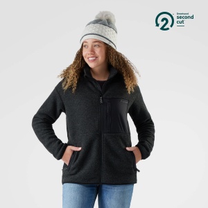 Smartwool - geaca - Second Cut Fleece Jacket W - Green Tea - L