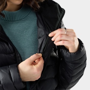 Smartwool - geaca - Winterloft Hooded Parka W - Black - M - Img 3
