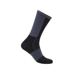 Sosete Alergare Barbati Icebreaker Merino Blend Run+ Ultralight Crew Negru