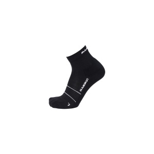 Sosete Alergare Mammut Socks Trail Running Targeted Cushion Quarter Black-White