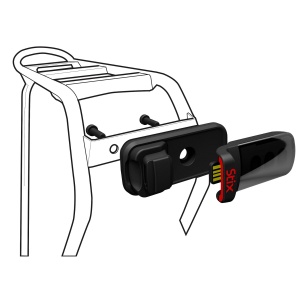 Specialized - accesoriu (suport) prindere lumina bicicleta pentru portbagaj, Stix Reflector Mount - negru - Img 3
