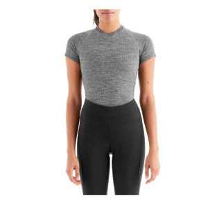 Specialized - tricou ciclism maneca scurta pentru femei Seamless Base Layer SS - gri melanj - Img 2