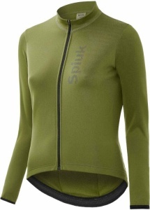 Spiuk - Bluza ciclism ANATOMIC W WOMAN LS - khaki - S
